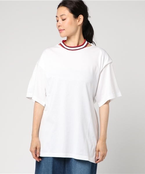 FACETASM(ファセッタズム)の「【FACETASM/ファセッタズム】 BLACK OPENED BIGTシャツ#(Tシャツ/カットソー・レディース・ホワイト・SMALL)」の2枚目の写真