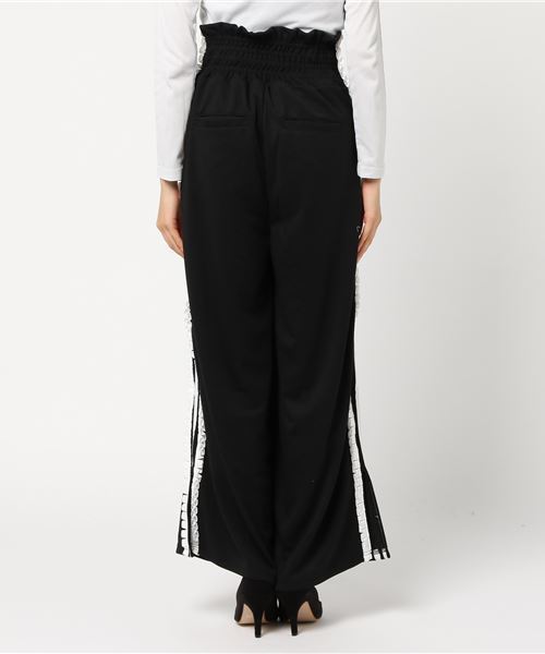 onespo（ワンスポ）の「デコラティブスウェットパンツ（その他パンツ・レディース・ブラック/グレー・M）」の4枚目の写真