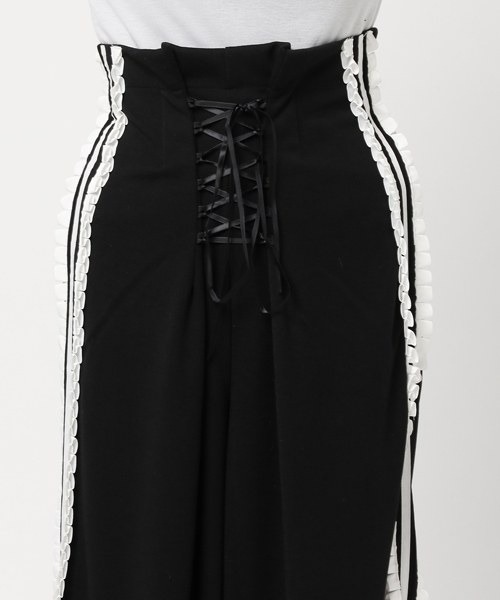 onespo（ワンスポ）の「デコラティブスウェットパンツ（その他パンツ・レディース・ブラック/グレー・M）」の5枚目の写真