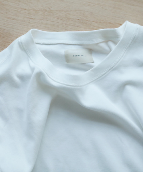 TODAYFUL（トゥデイフル）の「ルーズロングT（Tシャツ/カットソー・レディース・ホワイト/グレー/モカ・FREE）」の6枚目の写真