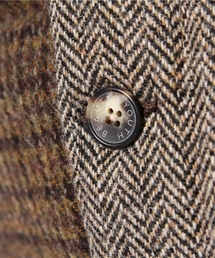 ハリスツイードのダウンベスト　ユナイテッドアローズ　ビューティー&ユース別注 ハリスツイードのダウンベストユナイテッドアローズビューティー