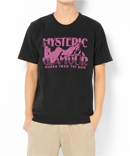 HYSTERIC GLAMOUR（ヒステリックグラマー）の「HIGHER THAN THE SUN pt T-SH（Tシャツ/カットソー・メンズ・グリーン/ブラウン/ブラック・SMALL/MEDIUM/LARGE）」の4枚目の写真