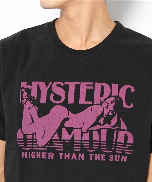 HYSTERIC GLAMOUR（ヒステリックグラマー）の「HIGHER THAN THE SUN pt T-SH（Tシャツ/カットソー・メンズ・グリーン/ブラウン/ブラック・SMALL/MEDIUM/LARGE）」の7枚目の写真