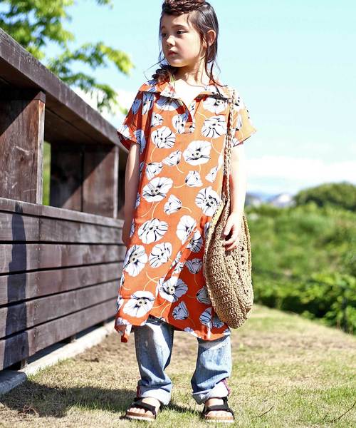 花柄シャツワンピース ワンピース Antiqua アンティカ のファッション通販 Zozotown