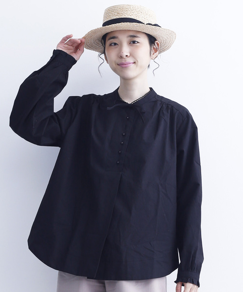 MERLOT（メルロー）の「カンカン帽056-1437（ハット・レディース・アイボリー/ブラック/キャメル/カーキ・FREE）」の3枚目の写真