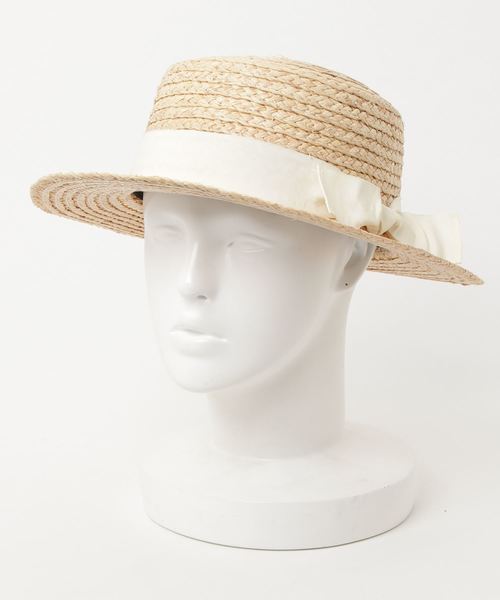 MERLOT（メルロー）の「カンカン帽056-1437（ハット・レディース・アイボリー/ブラック/キャメル/カーキ・FREE）」の9枚目の写真