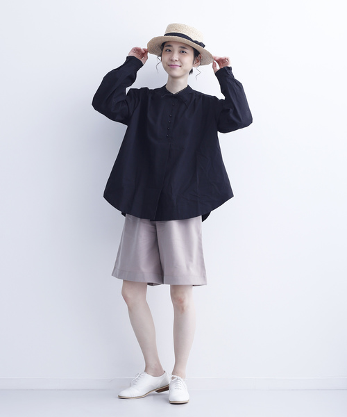 MERLOT（メルロー）の「カンカン帽056-1437（ハット・レディース・アイボリー/ブラック/キャメル/カーキ・FREE）」の7枚目の写真