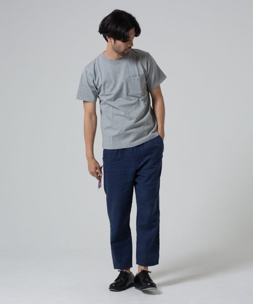 JEMORGAN(ジェーイーモーガン)の「JEMORGAN / 度詰天竺ポケT(Tシャツ/カットソー・メンズ・カーキ/ライトグリーン/ネイビー/ライトピンク/ホワイト/グレー/ブラック・L/M)」の9枚目の写真