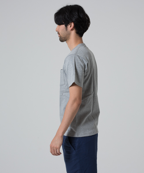 JEMORGAN(ジェーイーモーガン)の「JEMORGAN / 度詰天竺ポケT(Tシャツ/カットソー・メンズ・カーキ/ライトグリーン/ネイビー/ライトピンク/ホワイト/グレー/ブラック・L/M)」の15枚目の写真