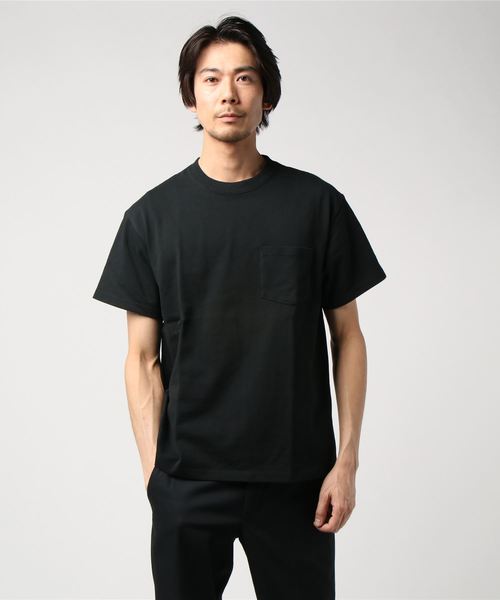JEMORGAN(ジェーイーモーガン)の「JEMORGAN / 度詰天竺ポケT(Tシャツ/カットソー・メンズ・カーキ/ライトグリーン/ネイビー/ライトピンク/ホワイト/グレー/ブラック・L/M)」の3枚目の写真