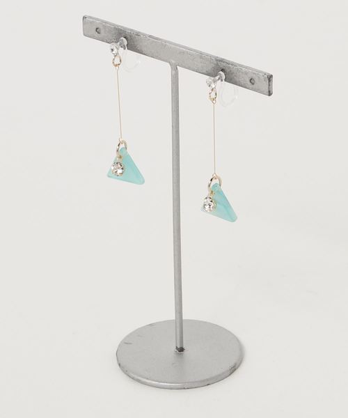 LUON（ルオン）の「【LUON】ｼﾝﾌﾟﾙぷらぷらｲﾔﾘﾝｸﾞ（イヤリング・レディース・ホワイト/ブラック/ブルー/ピンク/ローズ/グリーン/ゴールド/シルバー/レッド/ブルー系その他/ホワイト系その他/グリーン系その他/ブルー系その他2/パープル系その他/グレー系その他/オレンジ系その他/その他/シルバー系その他/グレー系その他2・FREE）」の8枚目の写真