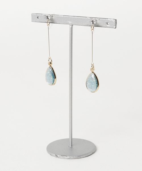 LUON（ルオン）の「【LUON】ｼﾝﾌﾟﾙぷらぷらｲﾔﾘﾝｸﾞ（イヤリング・レディース・ホワイト/ブラック/ブルー/ピンク/ローズ/グリーン/ゴールド/シルバー/レッド/ブルー系その他/ホワイト系その他/グリーン系その他/ブルー系その他2/パープル系その他/グレー系その他/オレンジ系その他/その他/シルバー系その他/グレー系その他2・FREE）」の10枚目の写真