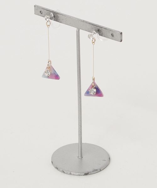 LUON（ルオン）の「【LUON】ｼﾝﾌﾟﾙぷらぷらｲﾔﾘﾝｸﾞ（イヤリング・レディース・ホワイト/ブラック/ブルー/ピンク/ローズ/グリーン/ゴールド/シルバー/レッド/ブルー系その他/ホワイト系その他/グリーン系その他/ブルー系その他2/パープル系その他/グレー系その他/オレンジ系その他/その他/シルバー系その他/グレー系その他2・FREE）」の12枚目の写真