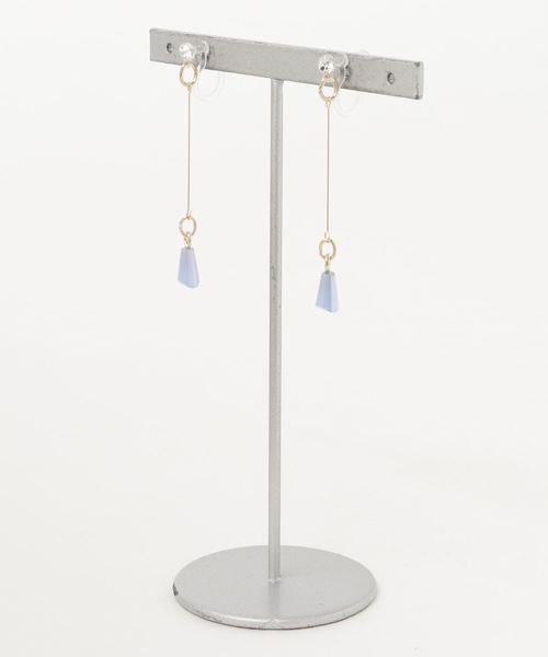 LUON（ルオン）の「【LUON】ｼﾝﾌﾟﾙぷらぷらｲﾔﾘﾝｸﾞ（イヤリング・レディース・ホワイト/ブラック/ブルー/ピンク/ローズ/グリーン/ゴールド/シルバー/レッド/ブルー系その他/ホワイト系その他/グリーン系その他/ブルー系その他2/パープル系その他/グレー系その他/オレンジ系その他/その他/シルバー系その他/グレー系その他2・FREE）」の9枚目の写真