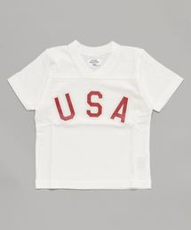 DUBBLEWORKS/ダブルワークス　USA/スラブ フットボールTee【日本製】
