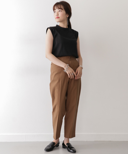 ITEMS URBANRESEARCH(アイテムズ アーバンリサーチ)の「ノースリーブTシャツ(Tシャツ/カットソー・レディース・ブラック/モカ/ラベンダー・FREE)」の10枚目の写真