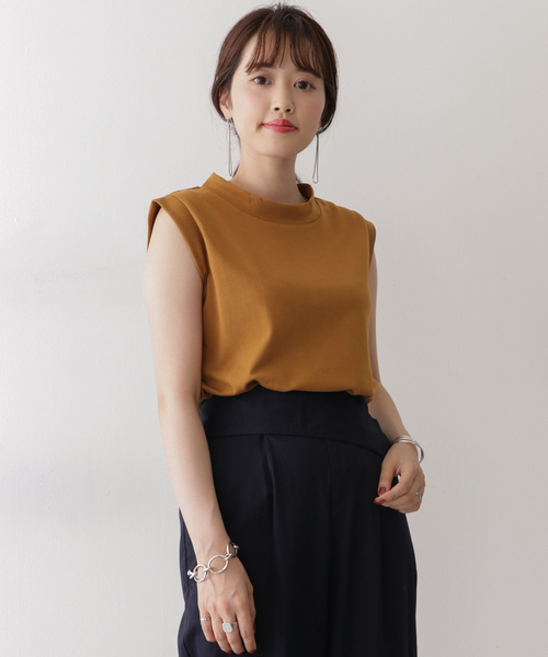 ITEMS URBANRESEARCH(アイテムズ アーバンリサーチ)の「ノースリーブTシャツ(Tシャツ/カットソー・レディース・ブラック/モカ/ラベンダー・FREE)」の13枚目の写真