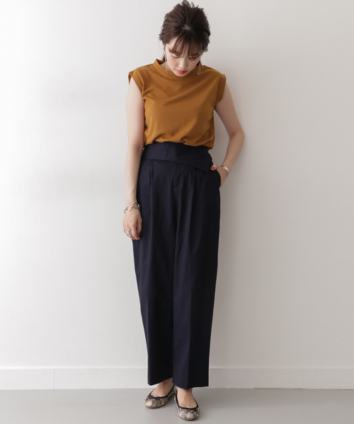 ITEMS URBANRESEARCH(アイテムズ アーバンリサーチ)の「ノースリーブTシャツ(Tシャツ/カットソー・レディース・ブラック/モカ/ラベンダー・FREE)」の15枚目の写真