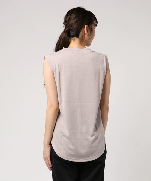 ITEMS URBANRESEARCH(アイテムズ アーバンリサーチ)の「ノースリーブTシャツ(Tシャツ/カットソー・レディース・ブラック/モカ/ラベンダー・FREE)」の5枚目の写真