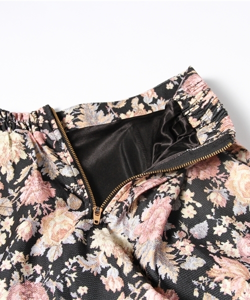 Chico（チコ）の「ゴブラン風ボックスSK（スカート・レディース・ブラック/ベージュ/ピンクベージュ・FREE）」の9枚目の写真