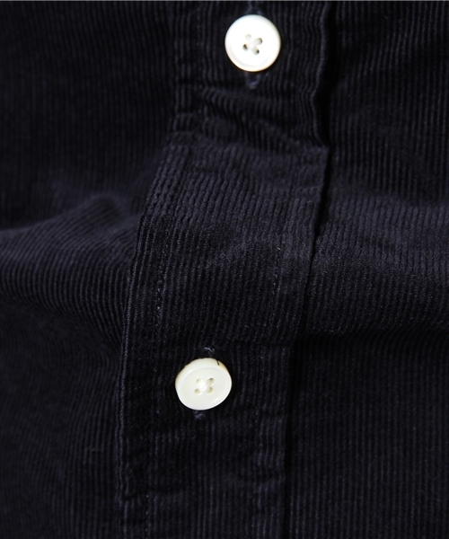 EDIFICE（エディフィス）の「◇コーデュロイボタンダウンシャツ（シャツ/ブラウス・メンズ・ホワイト/ライトグレー/ネイビー/ボルドー/マスタード・48/46/50/44）」の14枚目の写真