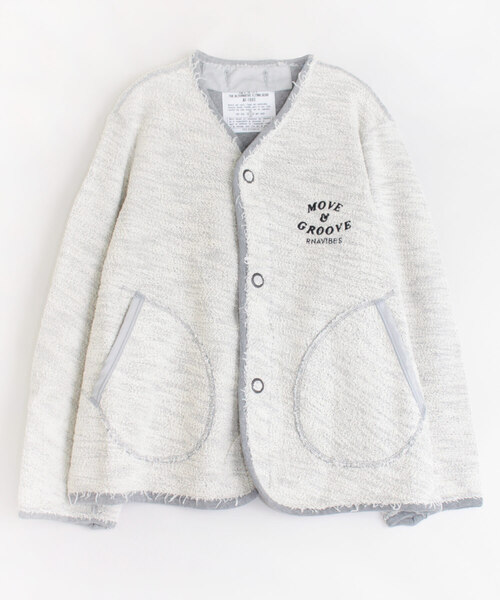 RNA(アールエヌエー)の「M1230 もふもふカーディガン(カーディガン/ボレロ・レディース・グレー/ブルー/レッド・MEDIUM)」の2枚目の写真