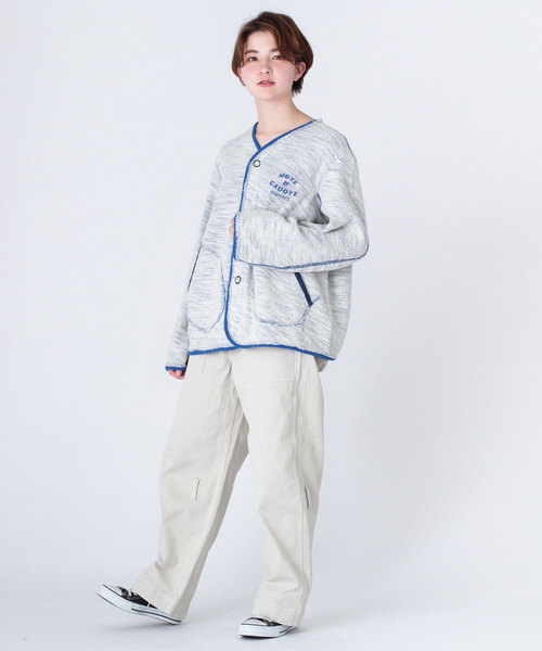 RNA(アールエヌエー)の「M1230 もふもふカーディガン(カーディガン/ボレロ・レディース・グレー/ブルー/レッド・MEDIUM)」の19枚目の写真