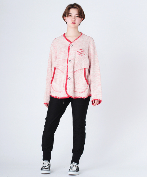 RNA(アールエヌエー)の「M1230 もふもふカーディガン(カーディガン/ボレロ・レディース・グレー/ブルー/レッド・MEDIUM)」の18枚目の写真