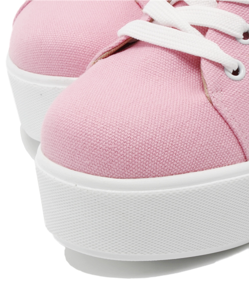 WEGO（ウィゴー）の「WEGO/厚底ヒールシューズ（スニーカー・レディース・ホワイト/ブラック/グリーン/サックスブルー/ピンク・23.5/24.5）」の13枚目の写真