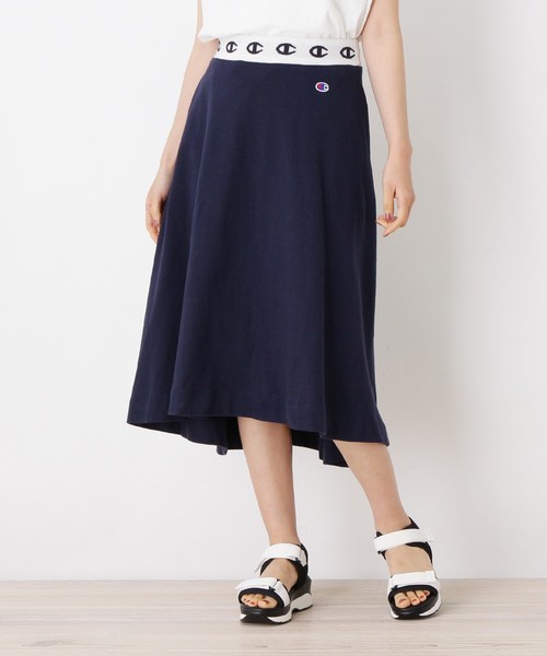 Champion(チャンピオン)の「Champion フィッシュテールミディスカート(スカート・レディース・グレー/ブラック/ネイビー・02)」の3枚目の写真