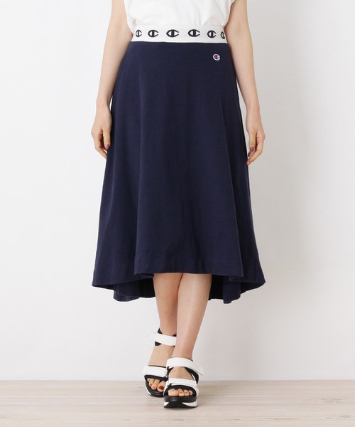 Champion(チャンピオン)の「Champion フィッシュテールミディスカート(スカート・レディース・グレー/ブラック/ネイビー・02)」の5枚目の写真