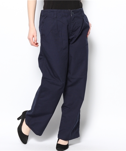 coen(コーエン)の「キャンバスライトロングパンツ(その他パンツ・レディース・ナチュラル/ネイビー・LARGE/MEDIUM)」の2枚目の写真