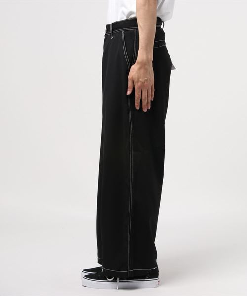 WEGO（ウィゴー）の「WEGO/【セットアップ対応商品】ステッチワイドパンツ（スラックス・メンズ・ブラック/ベージュ・MEDIUM/LARGE）」の15枚目の写真