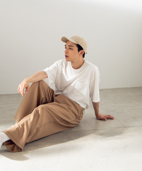 WEGO（ウィゴー）の「WEGO/【セットアップ対応商品】ステッチワイドパンツ（スラックス・メンズ・ブラック/ベージュ・MEDIUM/LARGE）」の19枚目の写真