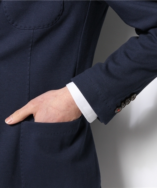 TOMMY HILFIGER（トミーヒルフィガー）の「PIQUET ALASTER BLAZER（テーラードジャケット・メンズ・ネイビー・X-LARGE/MEDIUM/SMALL/LARGE）」の4枚目の写真