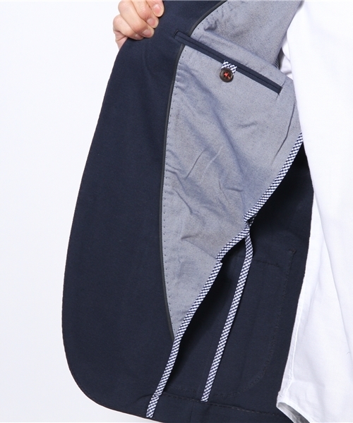 TOMMY HILFIGER（トミーヒルフィガー）の「PIQUET ALASTER BLAZER（テーラードジャケット・メンズ・ネイビー・X-LARGE/MEDIUM/SMALL/LARGE）」の3枚目の写真