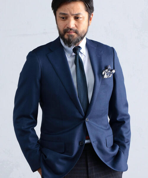 セール】HORIZON TWILL 2Bテーラードジャケット Ermenegildo Zegna