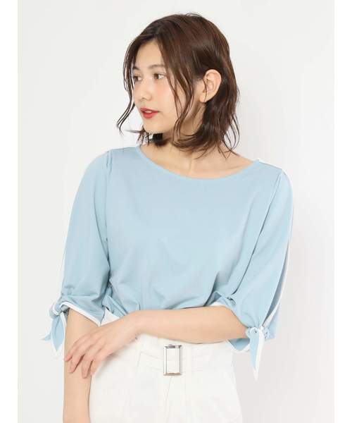 セール リボンスリーブトップス Tシャツ カットソー Cecil Mcbee セシルマクビー のファッション通販 Zozotown