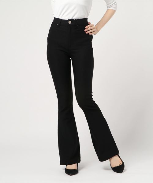 ENVYM（アンビー）の「フレアカラージェギンス（その他パンツ・レディース・ブラック・S/M）」の4枚目の写真