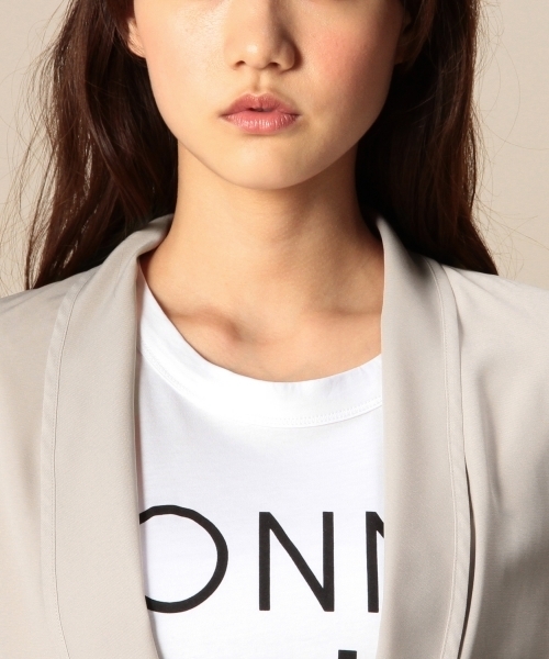 BEAUTY&YOUTH UNITED ARROWS（ビューティーアンドユースユナイテッドアローズ）の「BYTF パイピングジョーゼット8分袖ジャケット ◆（テーラードジャケット・レディース・ベージュ/ネイビー・フリー）」の9枚目の写真