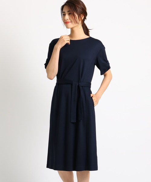 セール Uvカット 接触冷感 洗える ポンチジャージワンピース ワンピース Reflect リフレクト のファッション通販 Zozotown