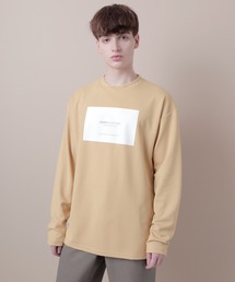 EMMA CLOTHES | ポンチローマオーバーサイズロゴカットソー(EMMA CLOTHES)(Tシャツ/カットソー)