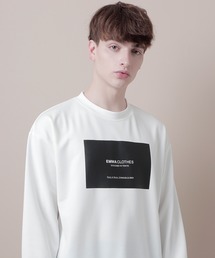 EMMA CLOTHES | ローマポンチオーバーサイズロゴカットソー(EMMA CLOTHES)(Tシャツ/カットソー)