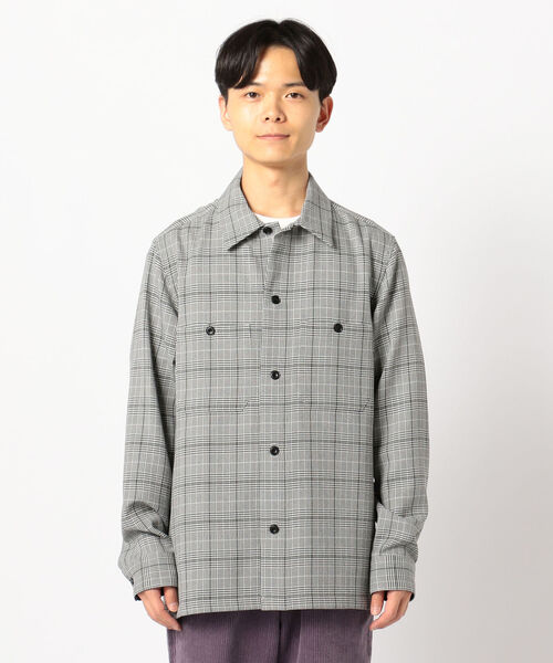 GLOSTER（グロスター）の「TWILL CPOジャケット（ミリタリージャケット・メンズ・ブラック系その他/ブラウン系その他/ネイビー・S/M/L/XL）」の7枚目の写真