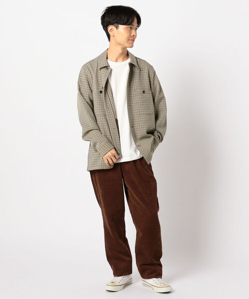 GLOSTER（グロスター）の「TWILL CPOジャケット（ミリタリージャケット・メンズ・ブラック系その他/ブラウン系その他/ネイビー・S/M/L/XL）」の18枚目の写真