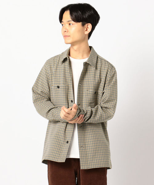 GLOSTER（グロスター）の「TWILL CPOジャケット（ミリタリージャケット・メンズ・ブラック系その他/ブラウン系その他/ネイビー・S/M/L/XL）」の2枚目の写真