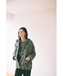 CLANE（クラネ）の「MIX TWEED BLOUSON（ブルゾン）」 - WEAR