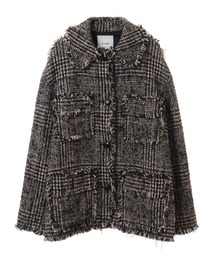 CLANE（クラネ）の「MIX TWEED BLOUSON（ブルゾン）」 - WEAR