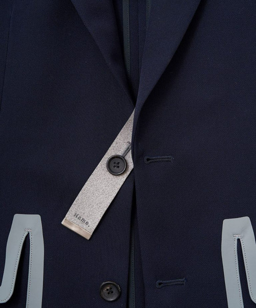 Name.(ネーム)の「【Name.】オフスケールウールテイラード/NMJK-19AW-004(テーラードジャケット・メンズ・ブラック/ネイビー・1/2)」の5枚目の写真