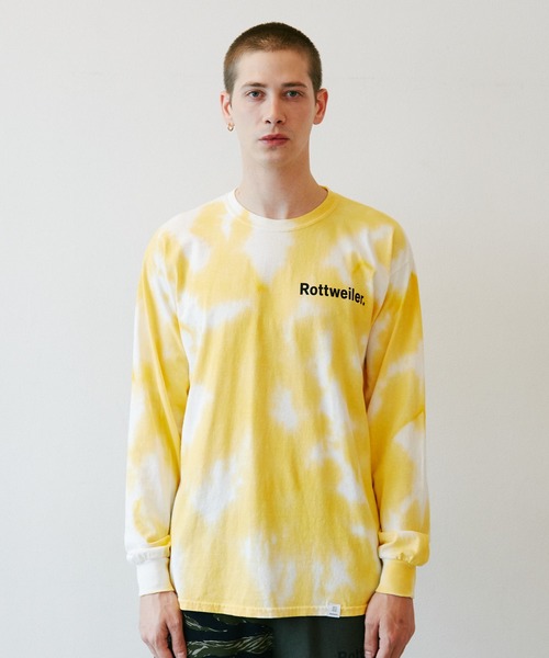 ROTTWEILER(ロットワイラー)の「Dyed LS Tee(Tシャツ/カットソー)」|イエロー